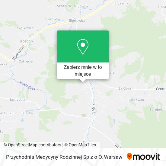 Mapa Przychodnia Medycyny Rodzinnej Sp z o O