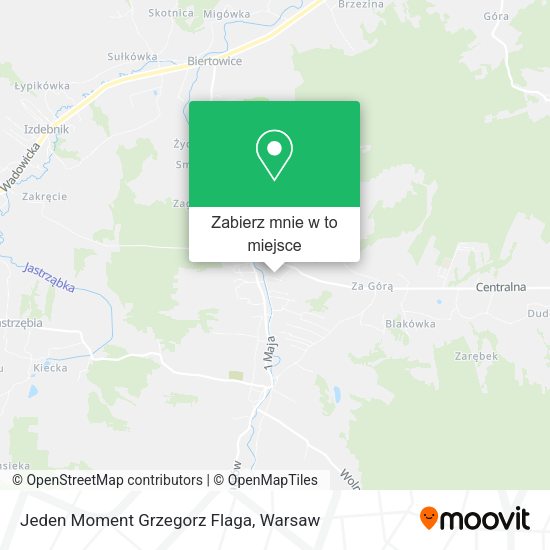 Mapa Jeden Moment Grzegorz Flaga