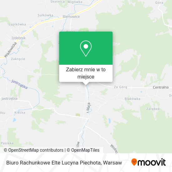 Mapa Biuro Rachunkowe Elte Lucyna Piechota