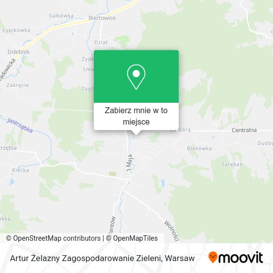 Mapa Artur Żelazny Zagospodarowanie Zieleni