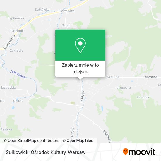 Mapa Sułkowicki Ośrodek Kultury