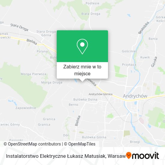 Mapa Instalatorstwo Elektryczne Łukasz Matusiak