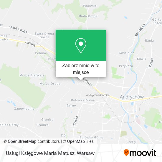 Mapa Usługi Księgowe Maria Matusz