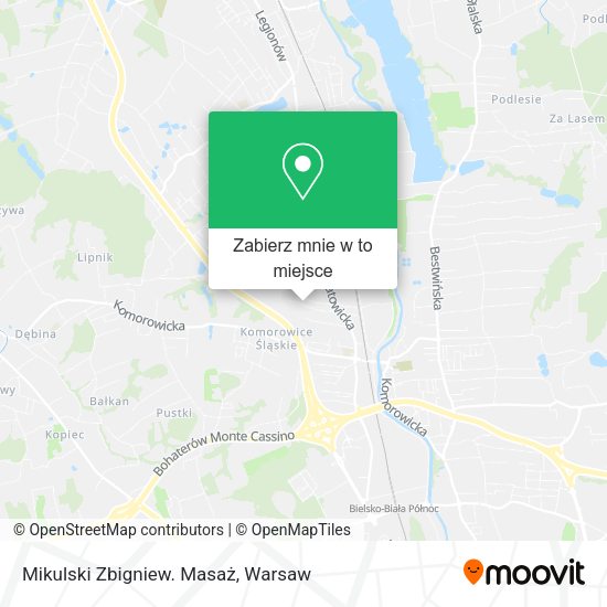 Mapa Mikulski Zbigniew. Masaż