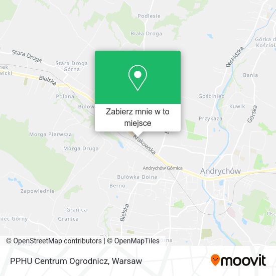 Mapa PPHU Centrum Ogrodnicz