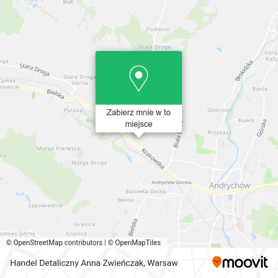 Mapa Handel Detaliczny Anna Zwieńczak