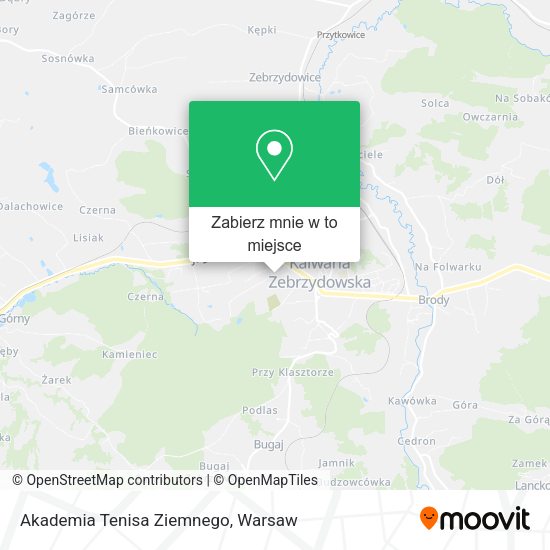 Mapa Akademia Tenisa Ziemnego