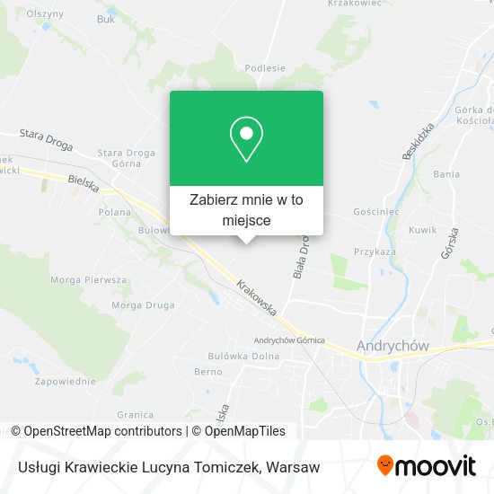 Mapa Usługi Krawieckie Lucyna Tomiczek