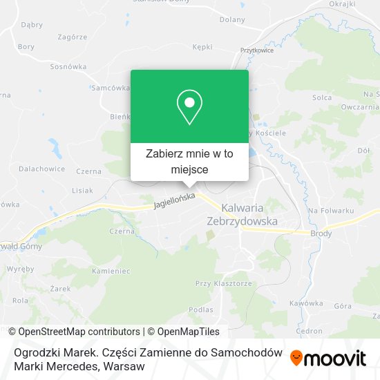 Mapa Ogrodzki Marek. Części Zamienne do Samochodów Marki Mercedes