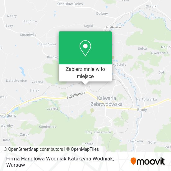 Mapa Firma Handlowa Wodniak Katarzyna Wodniak