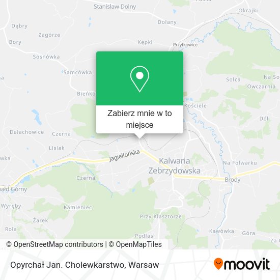 Mapa Opyrchał Jan. Cholewkarstwo