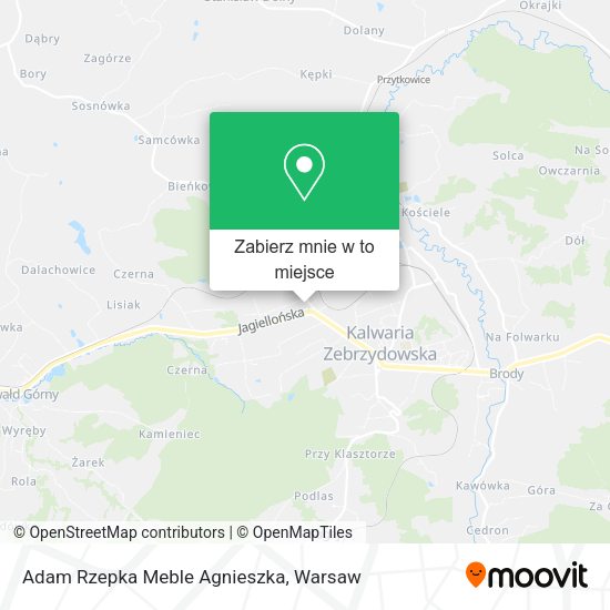 Mapa Adam Rzepka Meble Agnieszka