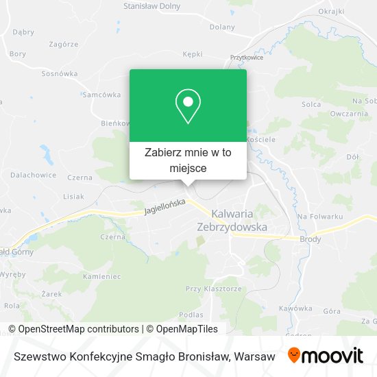 Mapa Szewstwo Konfekcyjne Smagło Bronisław