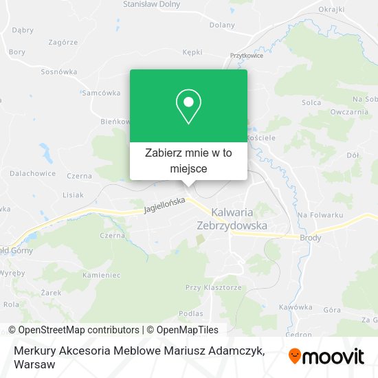 Mapa Merkury Akcesoria Meblowe Mariusz Adamczyk