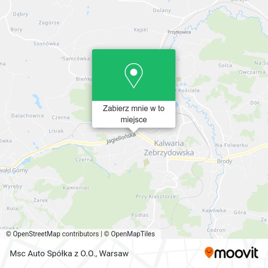 Mapa Msc Auto Spółka z O.O.