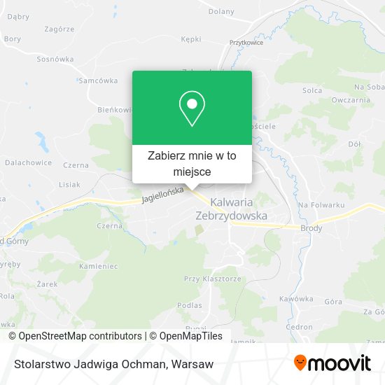 Mapa Stolarstwo Jadwiga Ochman