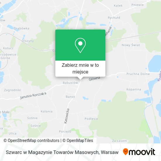 Mapa Szwarc w Magazynie Towarów Masowych