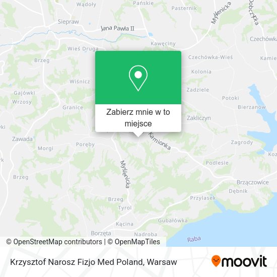 Mapa Krzysztof Narosz Fizjo Med Poland