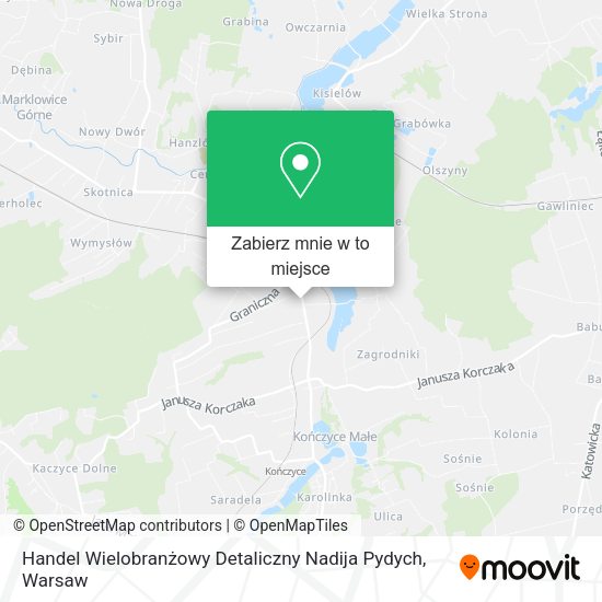 Mapa Handel Wielobranżowy Detaliczny Nadija Pydych