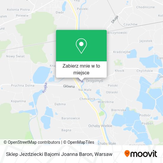 Mapa Sklep Jezdziecki Bajomi Joanna Baron