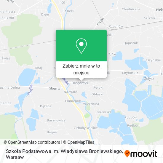 Mapa Szkoła Podstawowa im. Władysława Broniewskiego