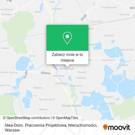 Mapa Idea-Dom. Pracownia Projektowa, Nieruchomości