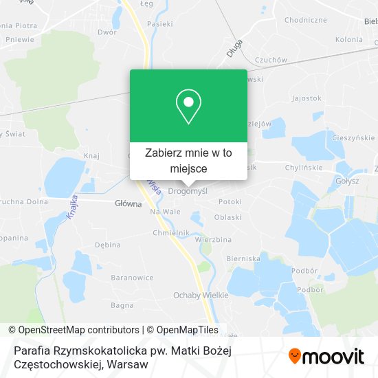 Mapa Parafia Rzymskokatolicka pw. Matki Bożej Częstochowskiej