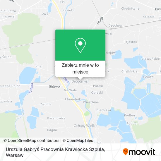 Mapa Urszula Gabryś Pracownia Krawiecka Szpula