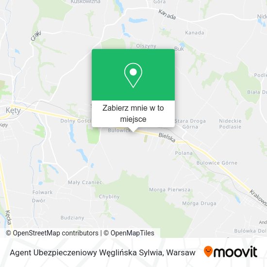 Mapa Agent Ubezpieczeniowy Węglińska Sylwia