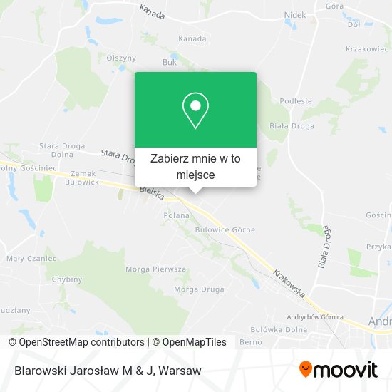 Mapa Blarowski Jarosław M & J