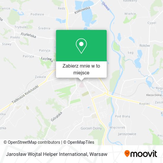 Mapa Jarosław Wojtal Helper International