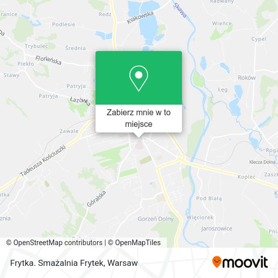 Mapa Frytka. Smażalnia Frytek