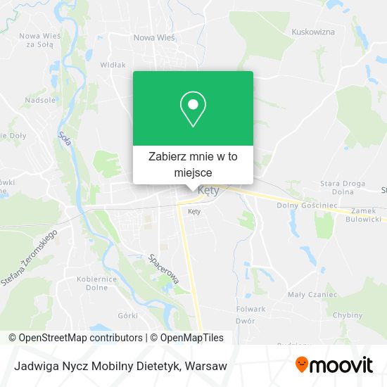 Mapa Jadwiga Nycz Mobilny Dietetyk