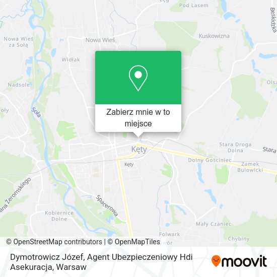 Mapa Dymotrowicz Józef, Agent Ubezpieczeniowy Hdi Asekuracja