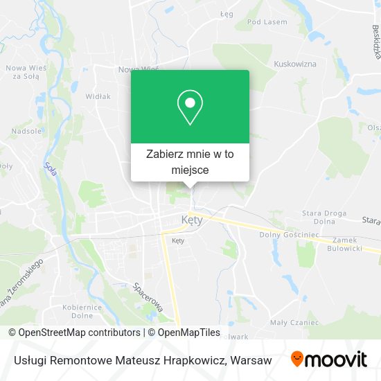 Mapa Usługi Remontowe Mateusz Hrapkowicz