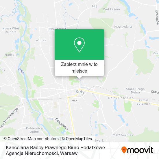 Mapa Kancelaria Radcy Prawnego Biuro Podatkowe Agencja Nieruchomosci