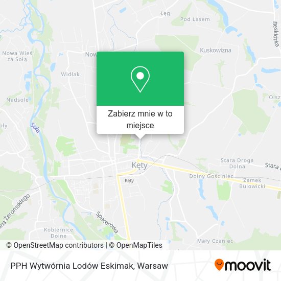 Mapa PPH Wytwórnia Lodów Eskimak