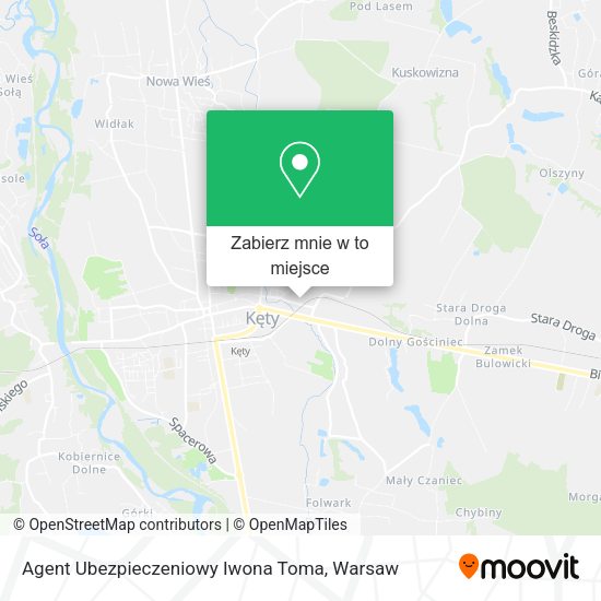 Mapa Agent Ubezpieczeniowy Iwona Toma