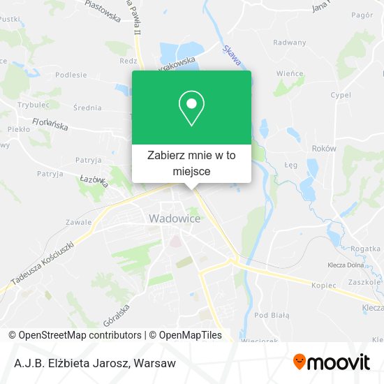 Mapa A.J.B. Elżbieta Jarosz