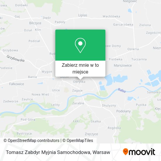 Mapa Tomasz Zabdyr Myjnia Samochodowa