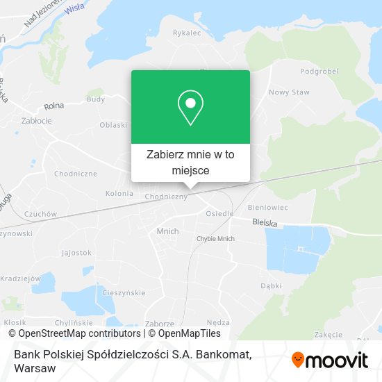 Mapa Bank Polskiej Spółdzielczości S.A. Bankomat