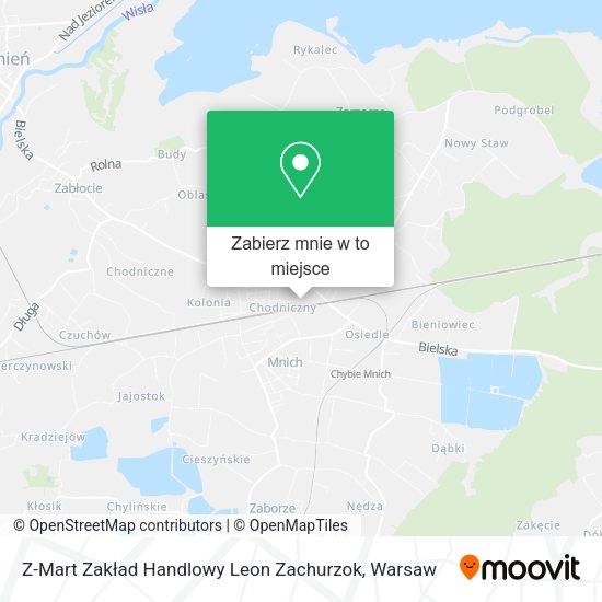 Mapa Z-Mart Zakład Handlowy Leon Zachurzok