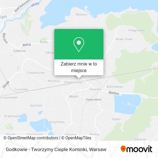 Mapa Godkowie - Tworzymy Ciepłe Kominki