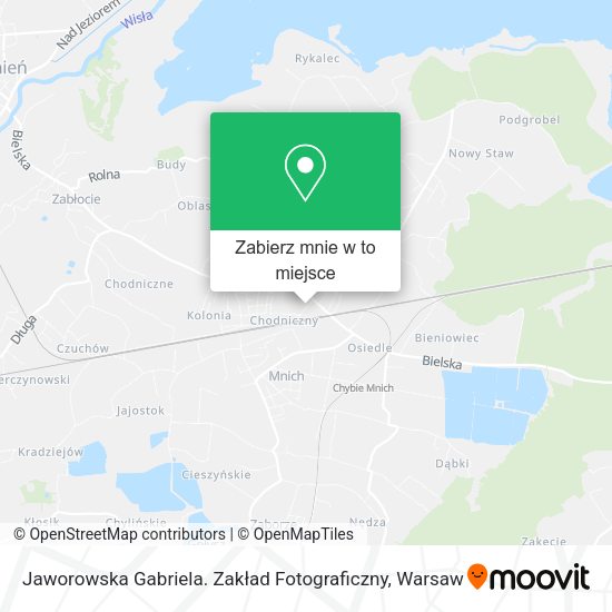 Mapa Jaworowska Gabriela. Zakład Fotograficzny