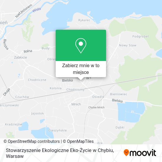 Mapa Stowarzyszenie Ekologiczne Eko-Życie w Chybiu