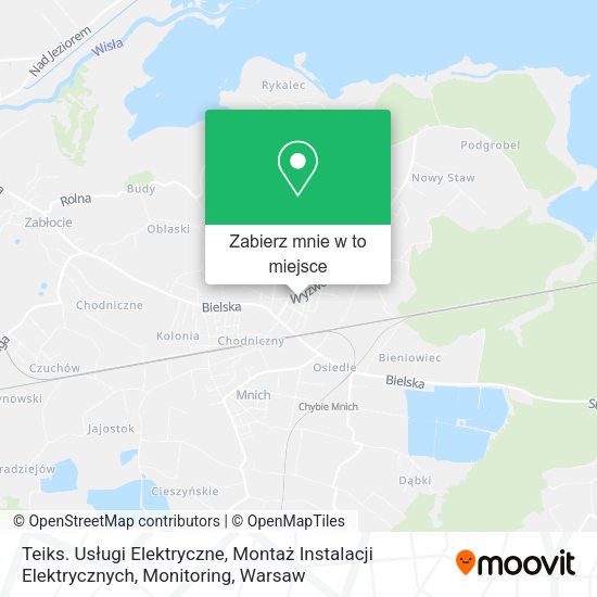 Mapa Teiks. Usługi Elektryczne, Montaż Instalacji Elektrycznych, Monitoring