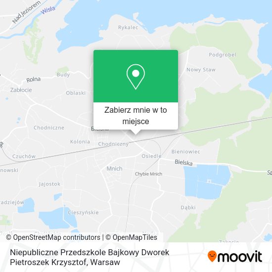 Mapa Niepubliczne Przedszkole Bajkowy Dworek Pietroszek Krzysztof