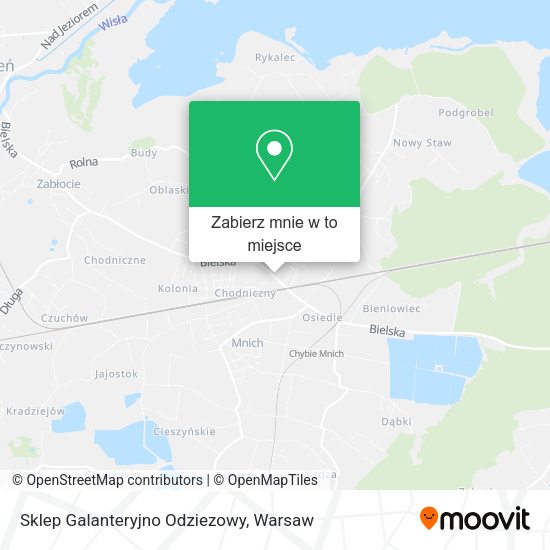 Mapa Sklep Galanteryjno Odziezowy