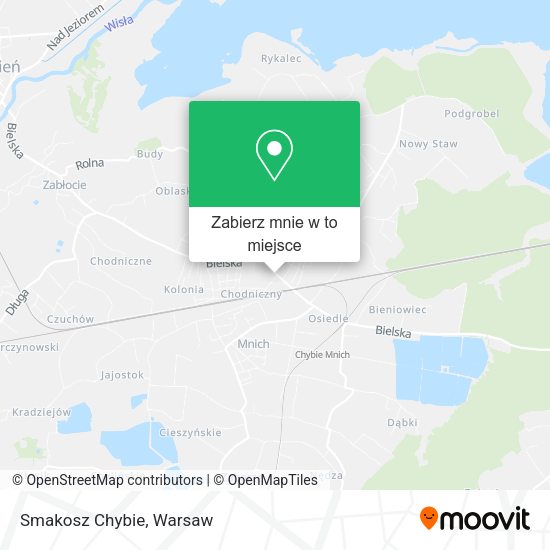 Mapa Smakosz Chybie