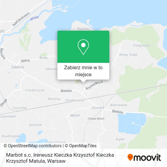 Mapa Marbot s.c. Ireneusz Kieczka Krzysztof Kieczka Krzysztof Matula